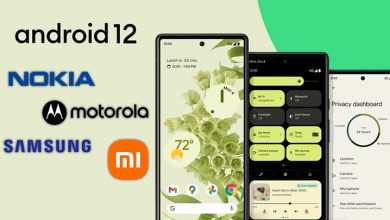 تاریخ عرضه اندروید 12 برای گوشی های مختلف تا پایان سال 1400