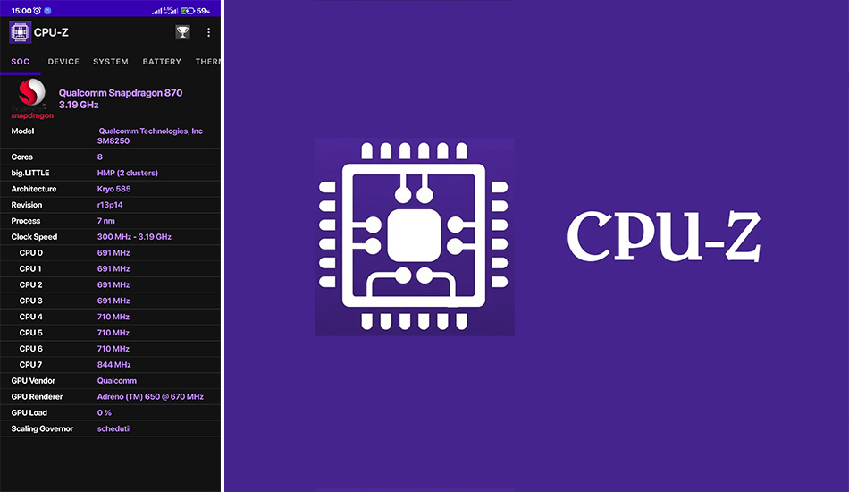 فهمیدن مدل cpu موبایل توسط اپلیکیشن