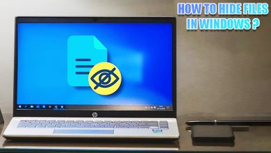 آموزش مخفی کردن فایل ها در ویندوز به ساده ترین روش