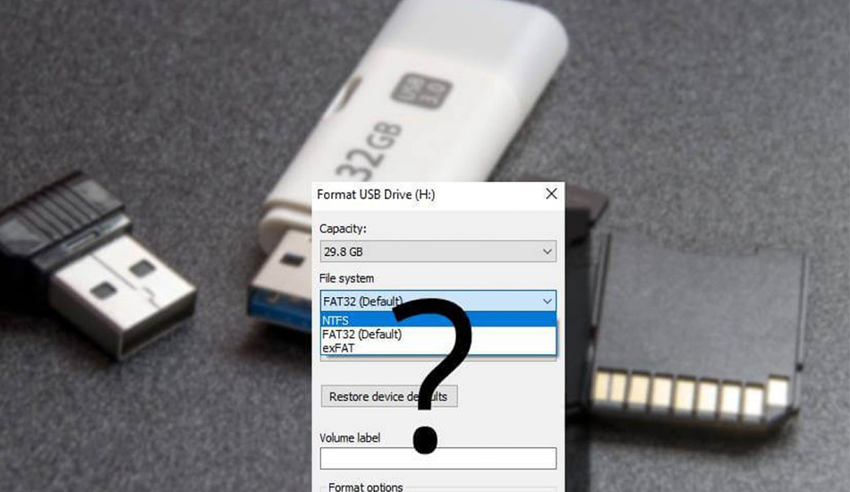 انتخاب بهترین فرمت برای فلش مموری و هارد